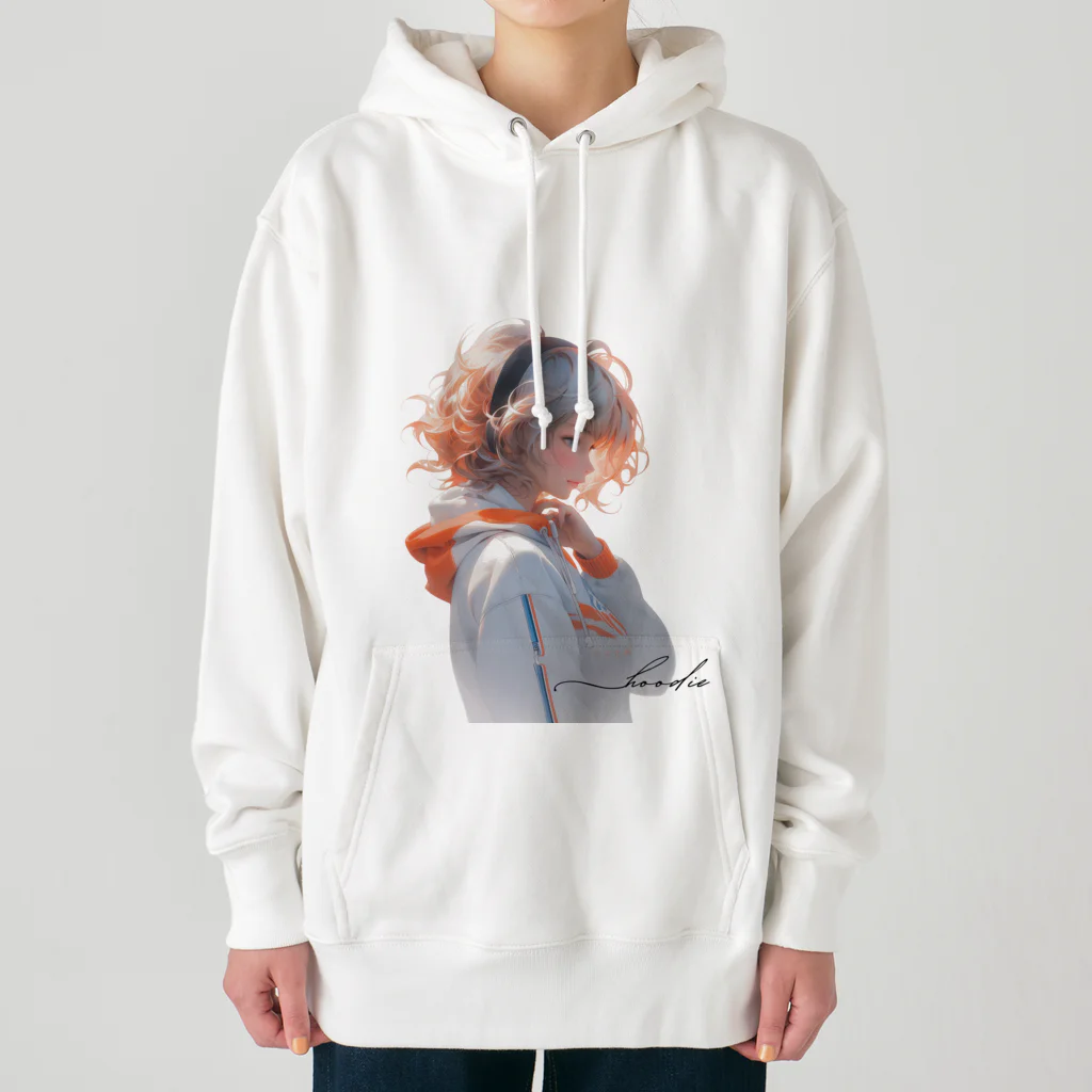 Hoodie_AIのSunlit Serenity ヘビーウェイトパーカー