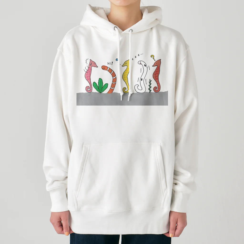 森図鑑の[森図鑑] 仲間に入れて（背景なし） Heavyweight Hoodie