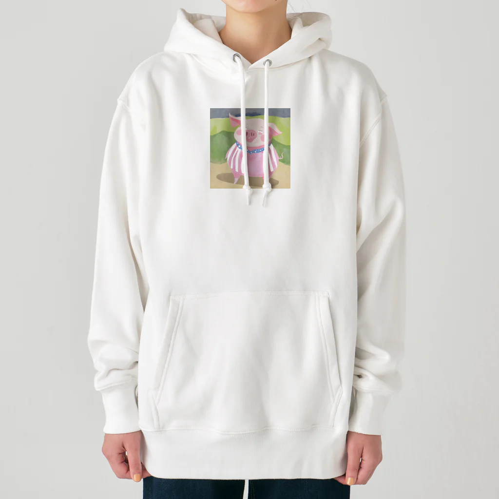 Yumexの豚のブーちゃん Heavyweight Hoodie