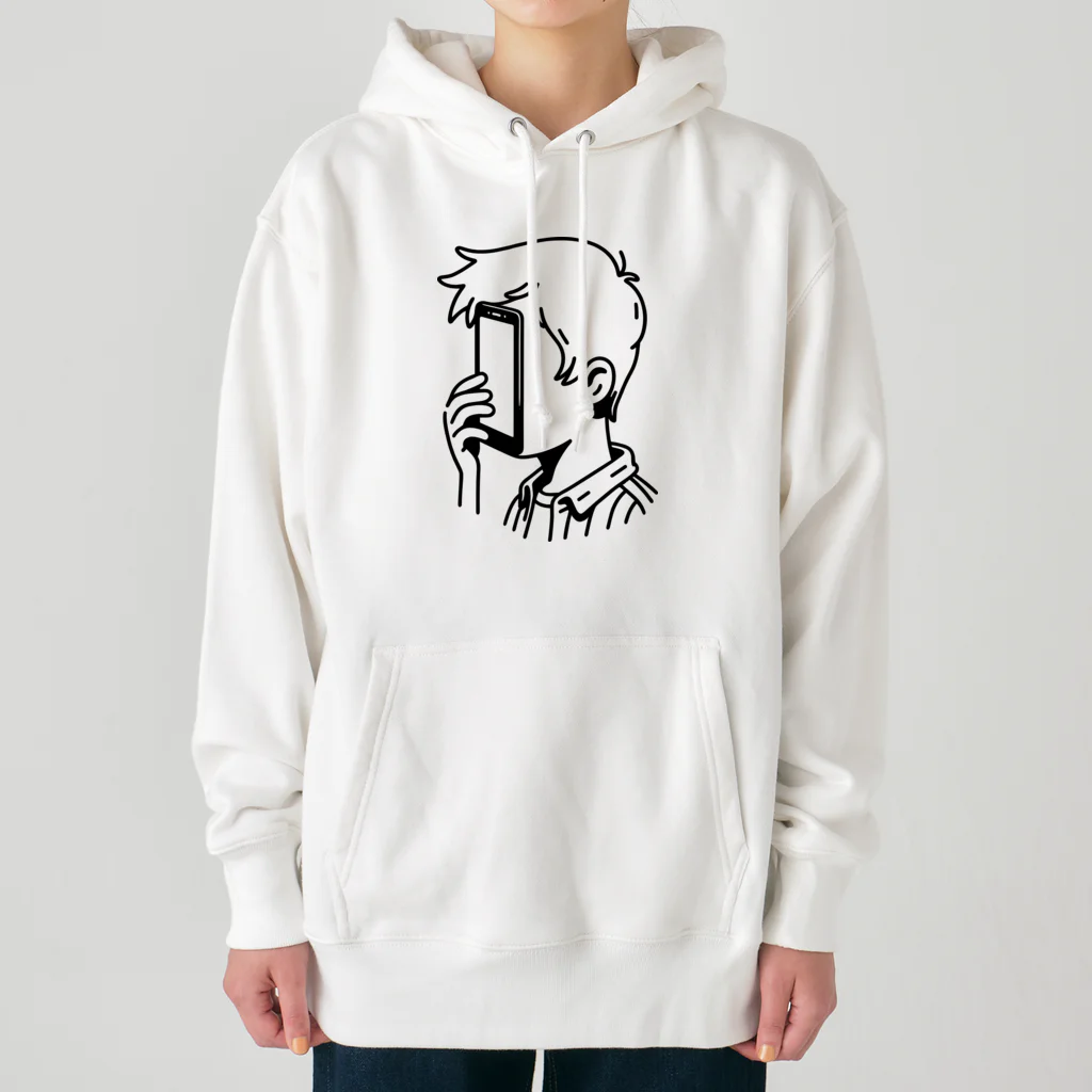 ミニマルコのお店のスマホしかみれない Heavyweight Hoodie