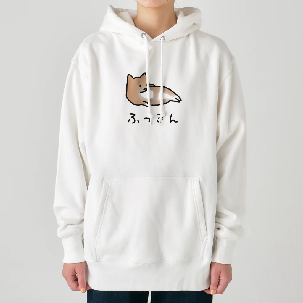 ねこなにもわからん の[筋トレ猫シリーズ]ふっきんねこちゃん[茶白猫] Heavyweight Hoodie