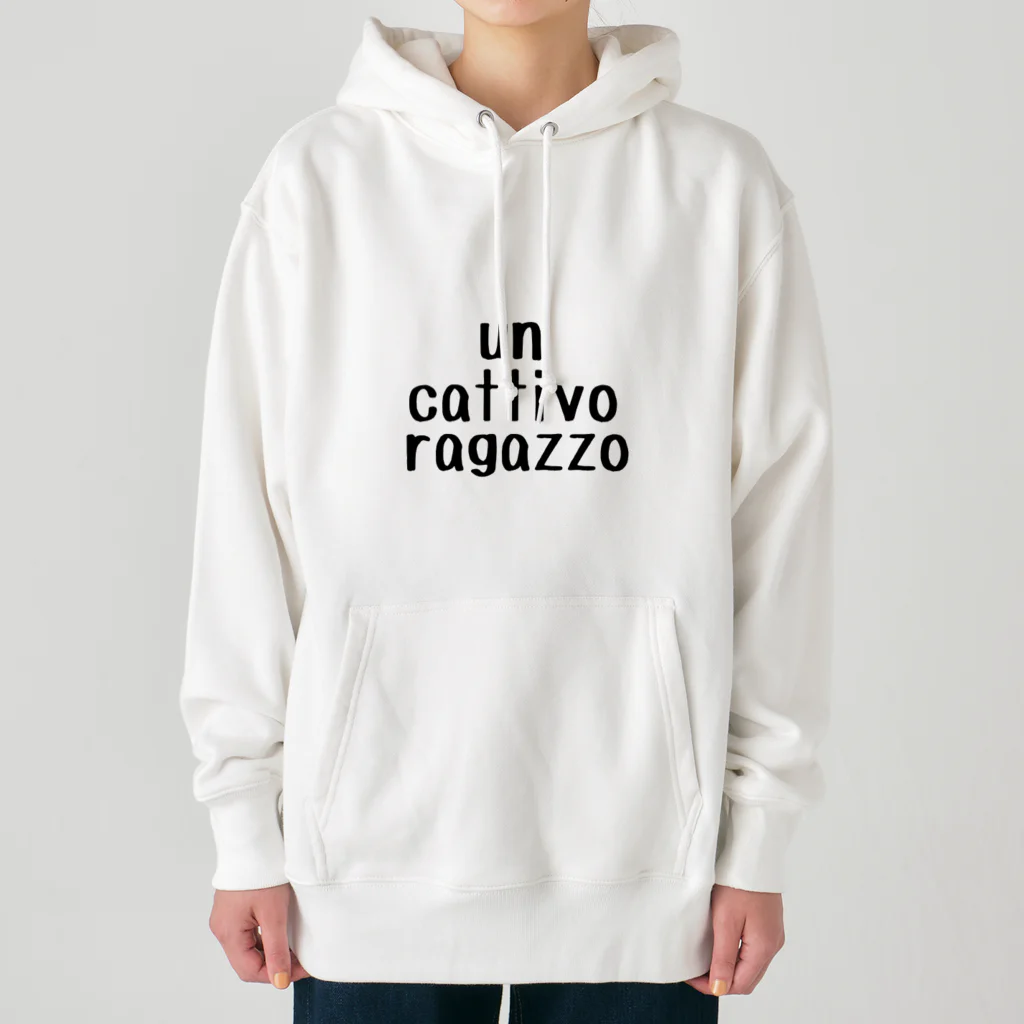 un cattivo ragazzo leaterのun cattivo ragazzo オリジナルウェア ヘビーウェイトパーカー