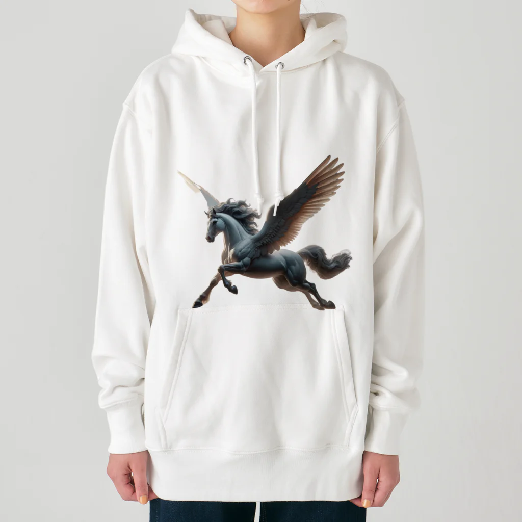 bui0000の幻獣　ペガサス Heavyweight Hoodie