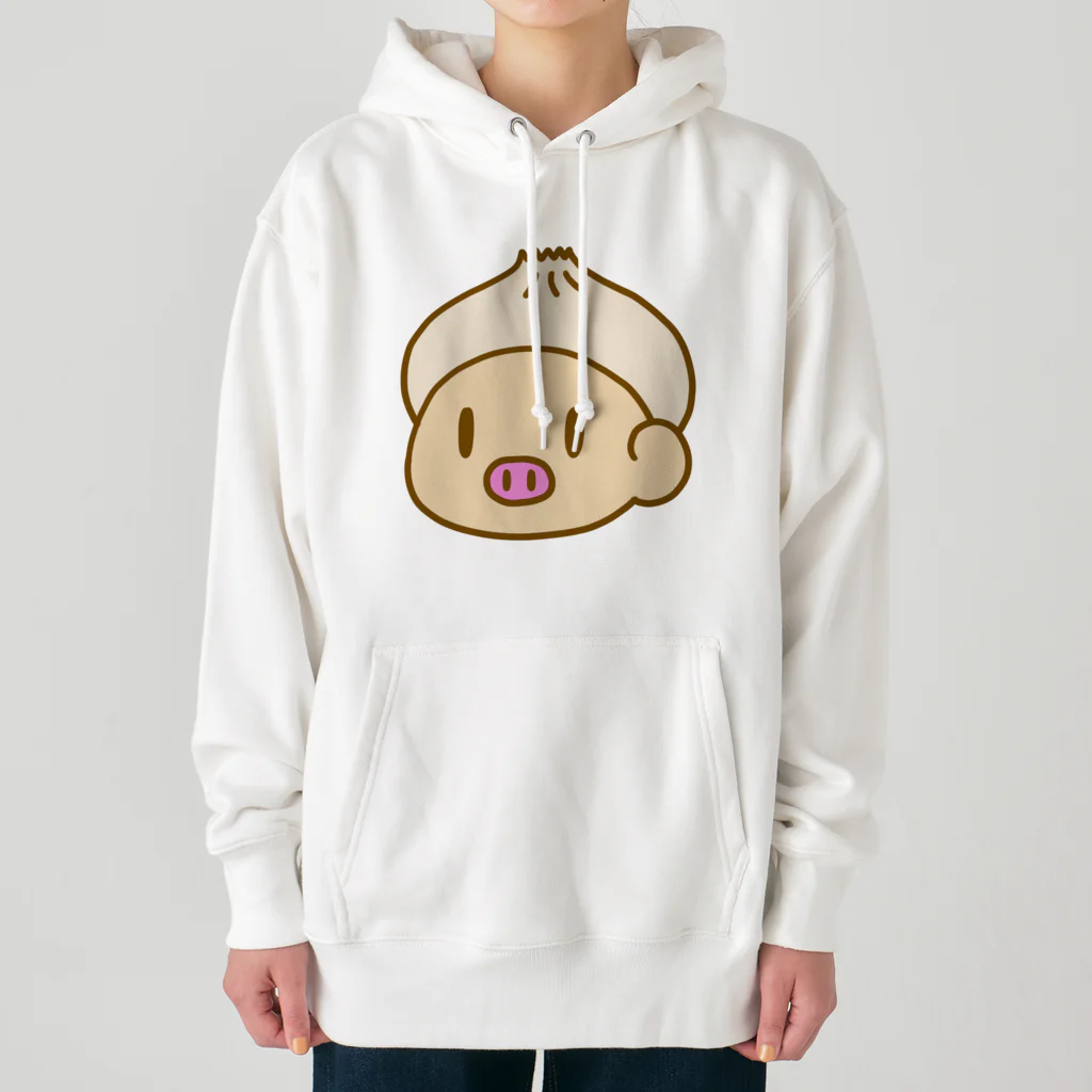 まんじゅう屋さんの豚マン Heavyweight Hoodie