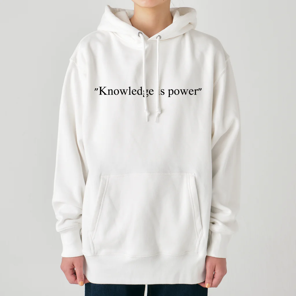 xxIPPOxxの"Knowledge is power" Heavyweight Hoodie