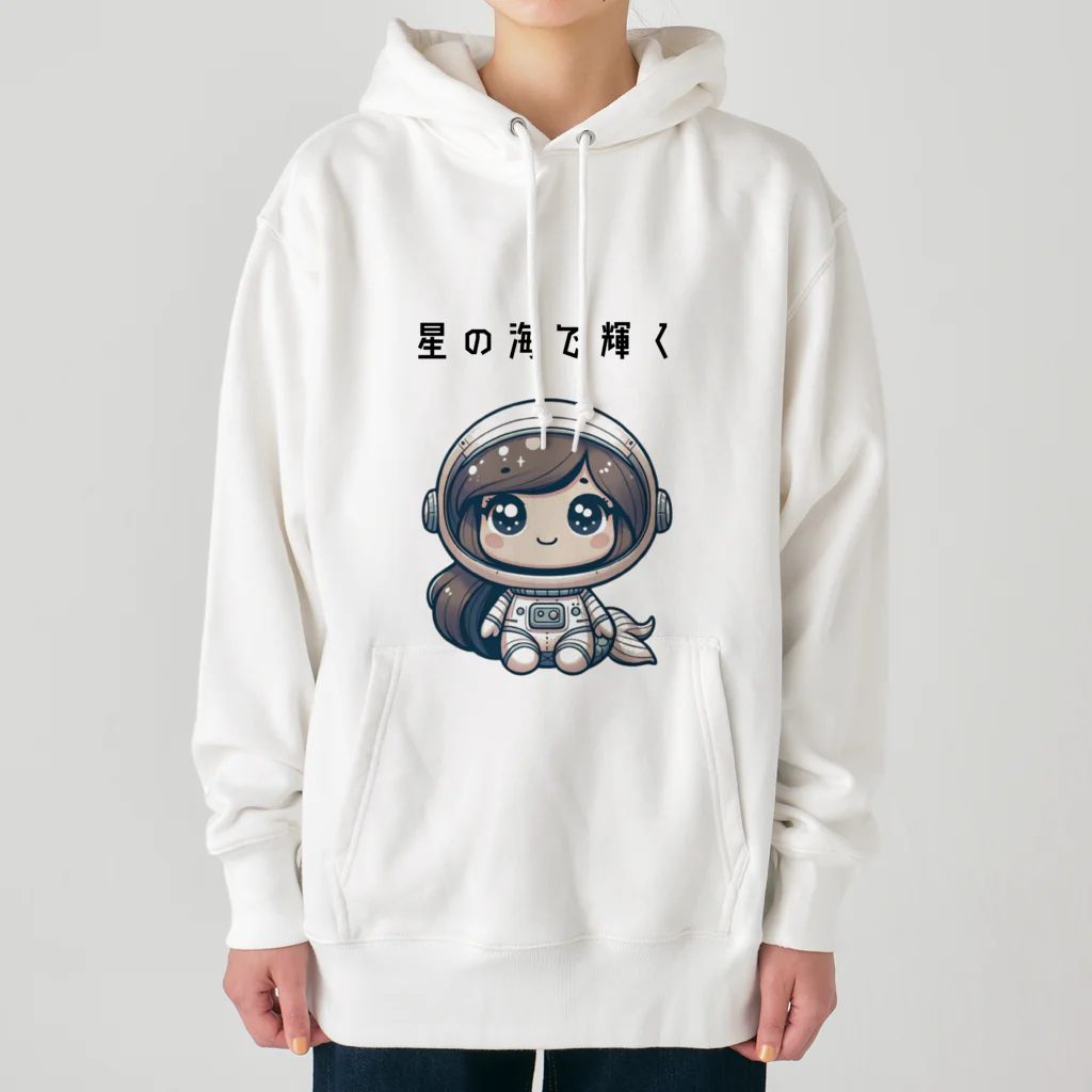 ビーナスキュートちゃんの宇宙のマーメイド Heavyweight Hoodie