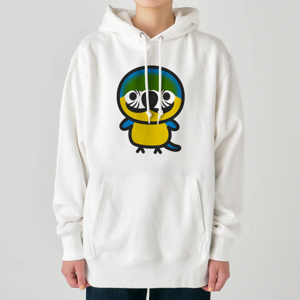 いんこ屋堂のルリコンゴウインコ Heavyweight Hoodie