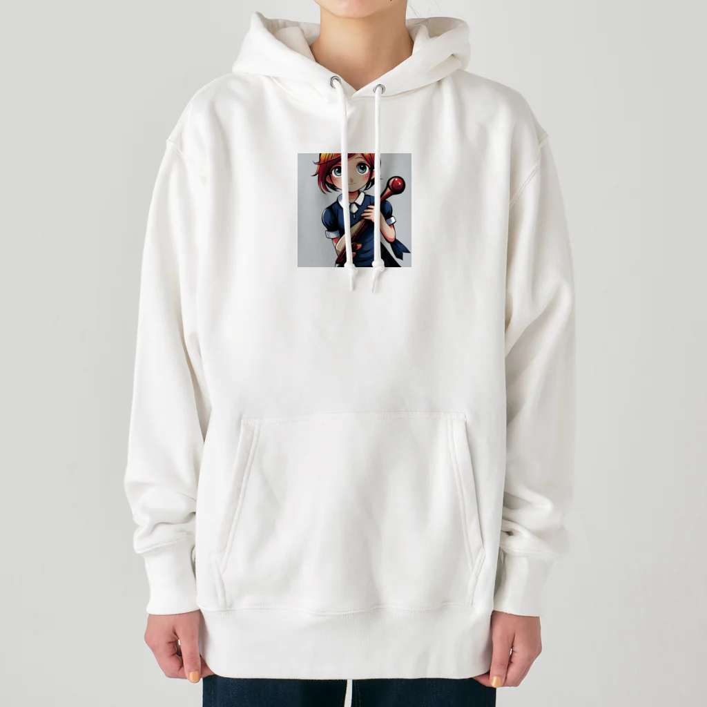 ほっこり絵音舎のオケ部入団希望の リンちゃん Heavyweight Hoodie