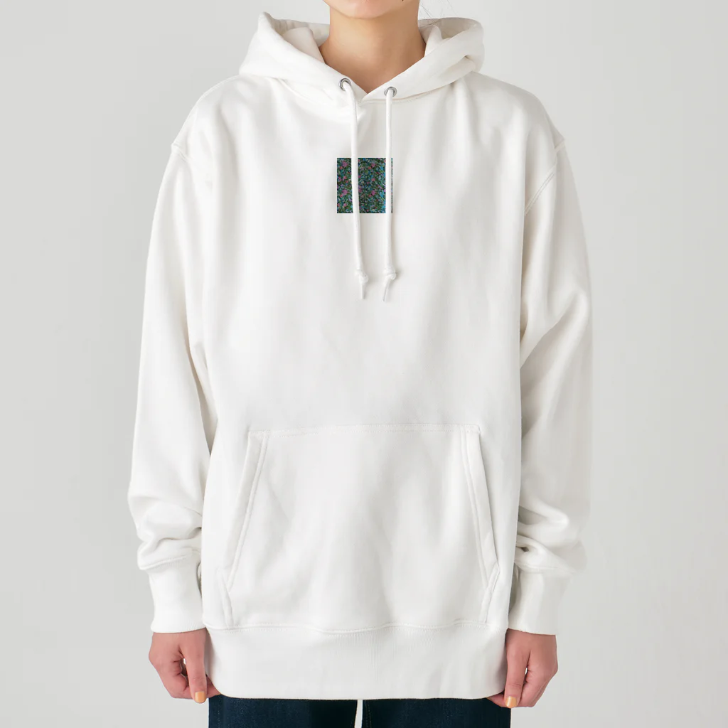 okura-hのおばあちゃんの柄シャツ Heavyweight Hoodie