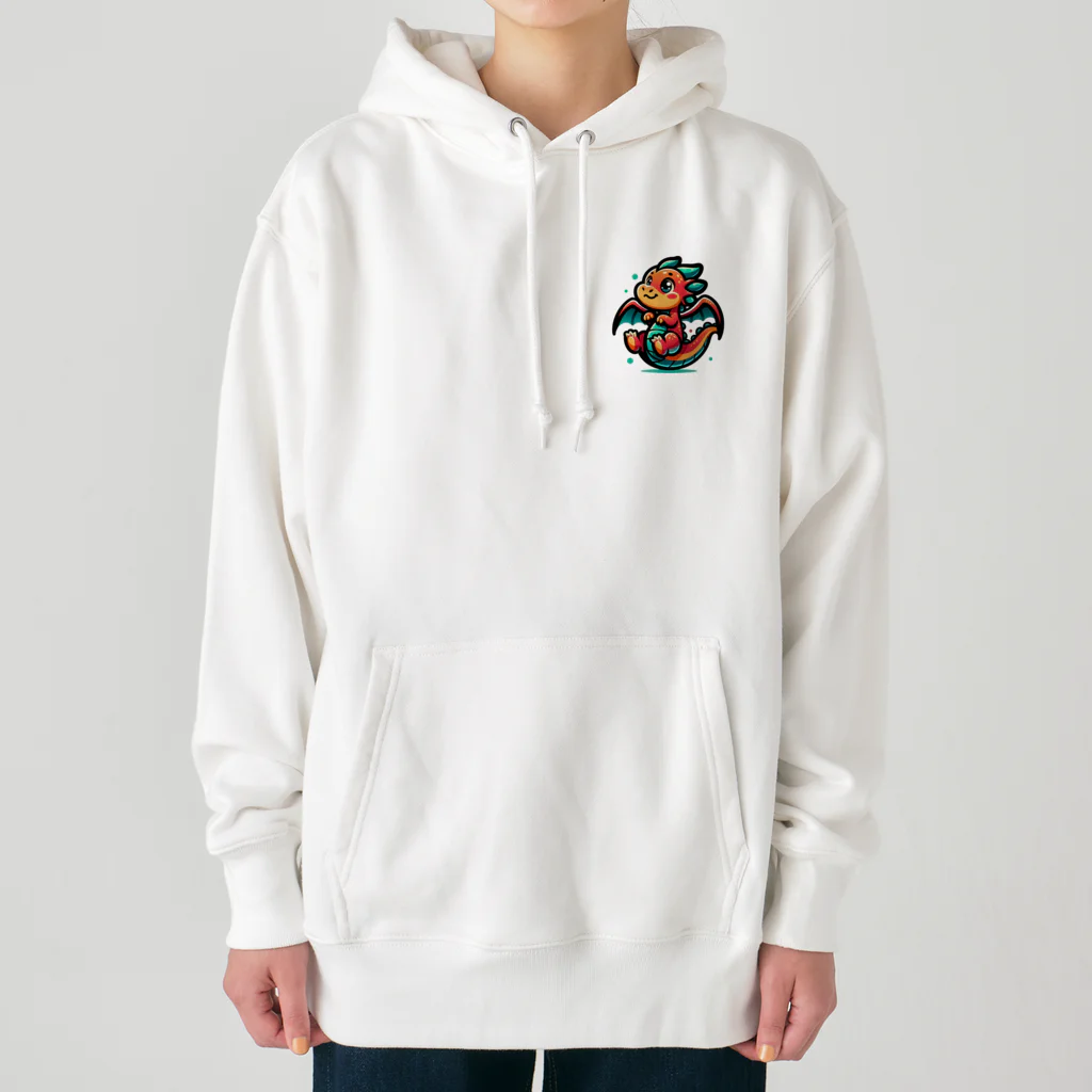 おさんぽドラ子のおさんぽドラゴンのドラ子 Heavyweight Hoodie