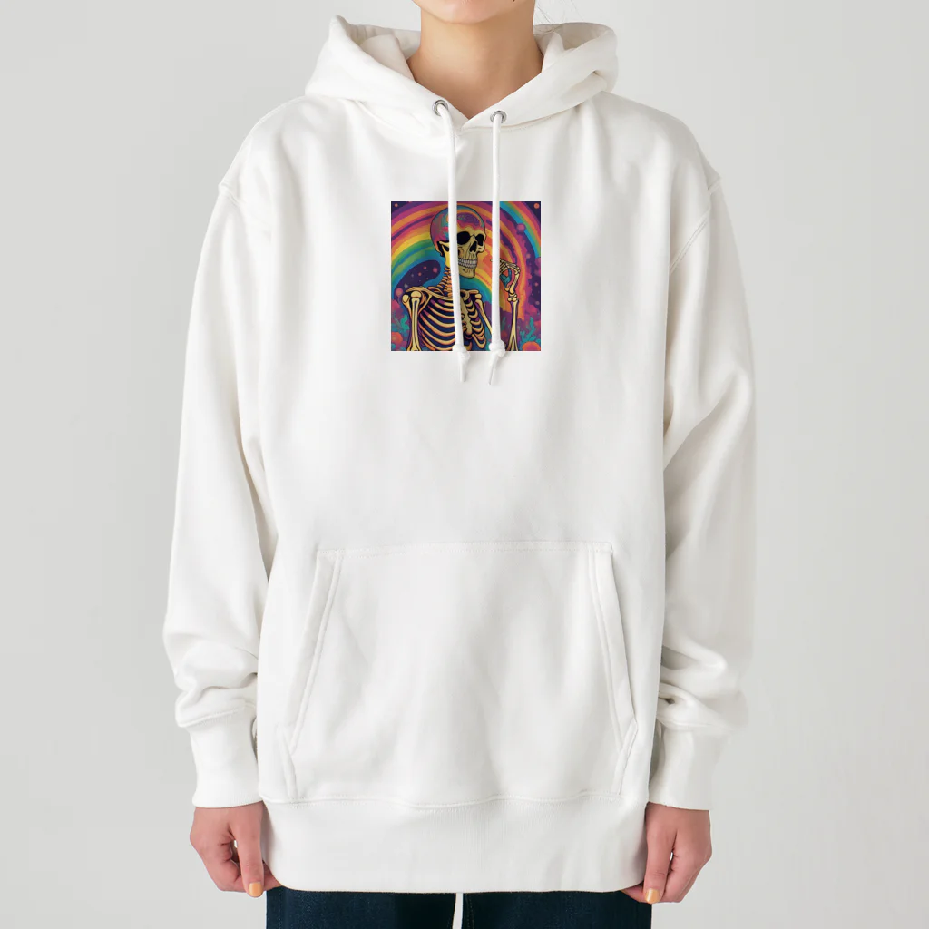 yu_nagi0のガイコツ Heavyweight Hoodie