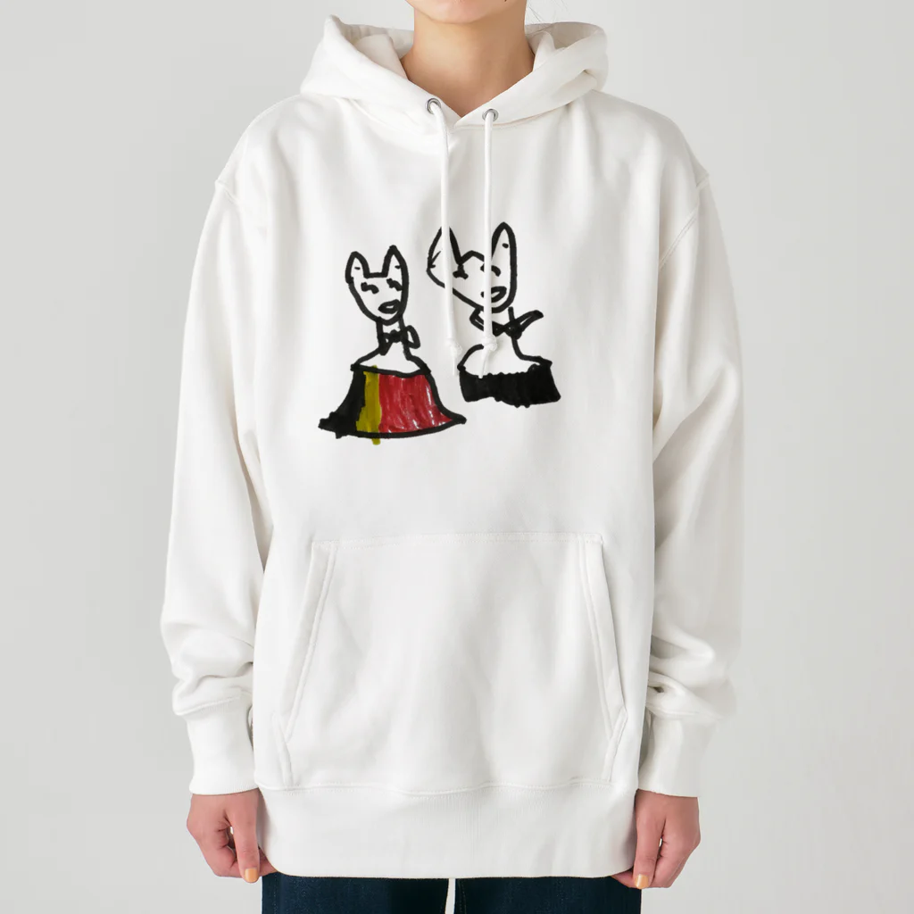 BWfamilyのおやまのきつねのおんなのこ Heavyweight Hoodie