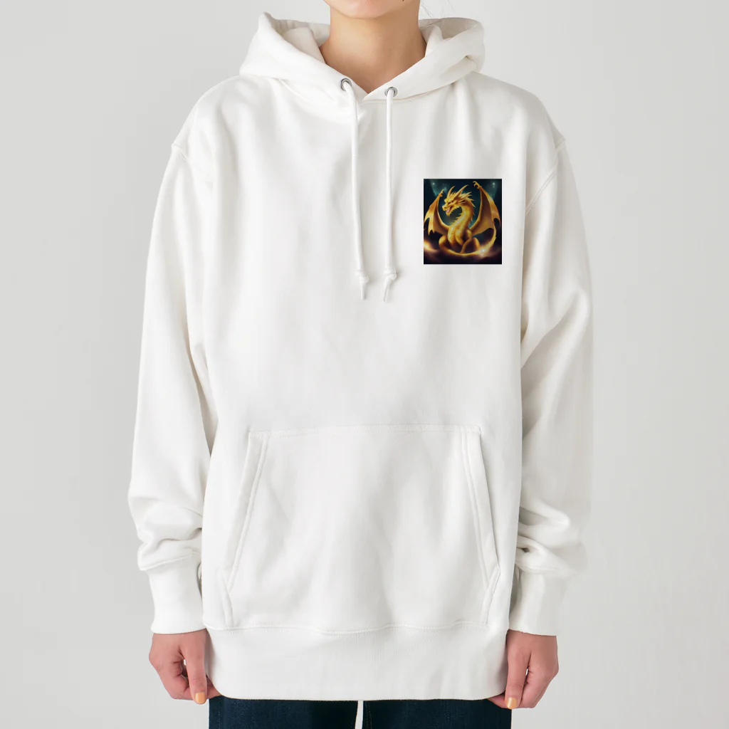 SUZURIの神々しいドラゴン Heavyweight Hoodie