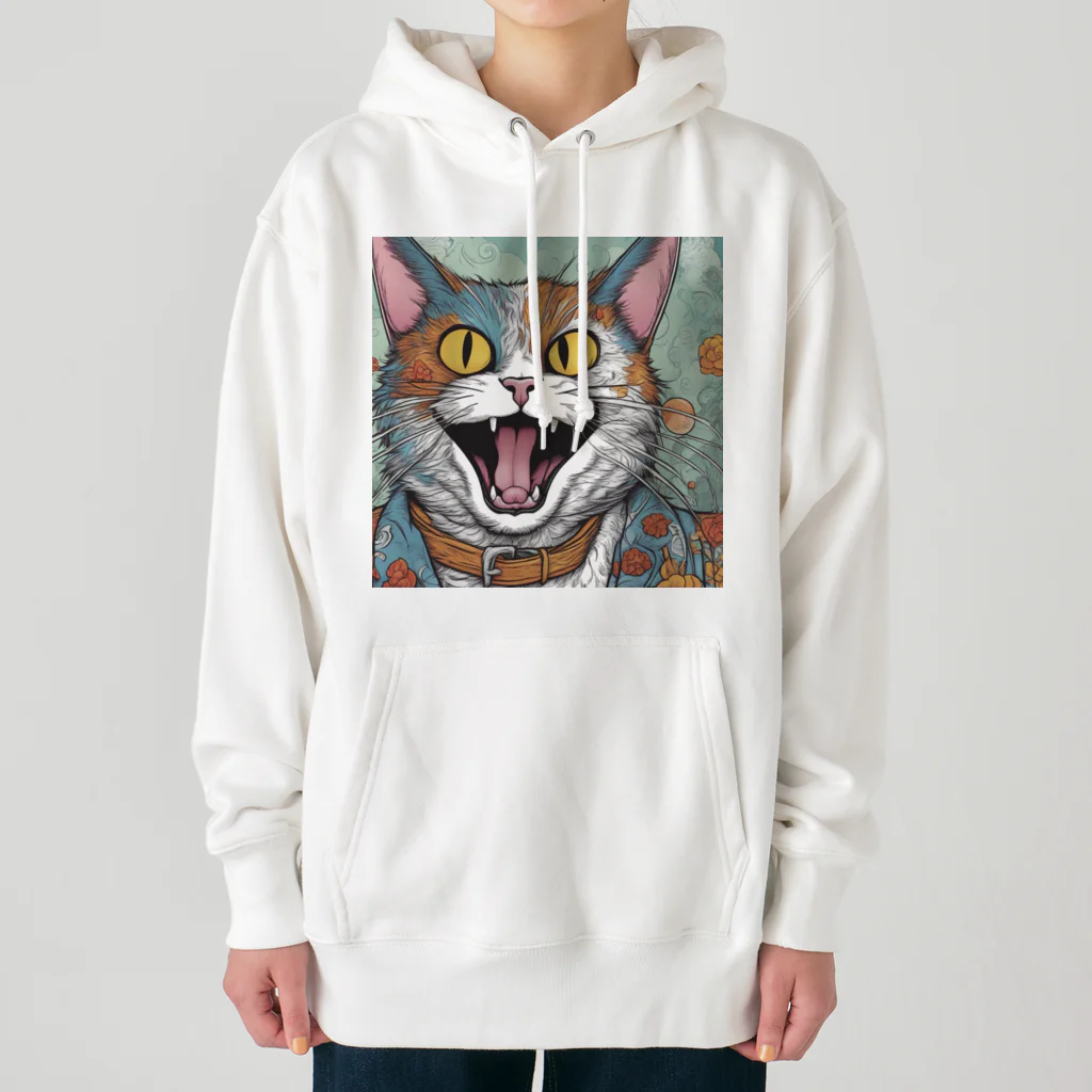 washi-and-washichanのゲス猫 Heavyweight Hoodie