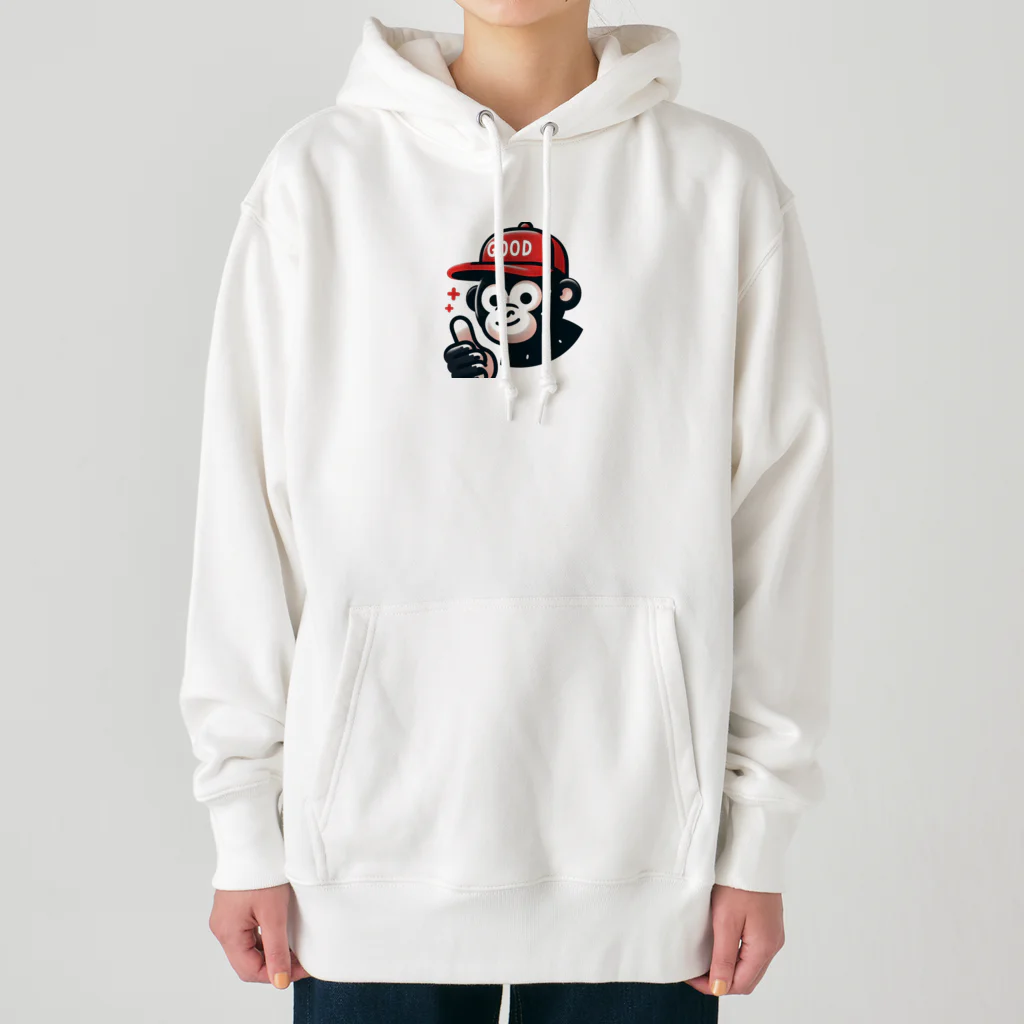 アニマルキャラクターショップのGoodゴリラ Heavyweight Hoodie