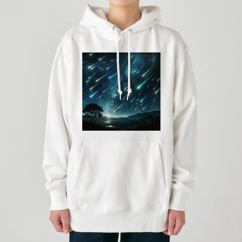 daruman77の流星群 Heavyweight Hoodie