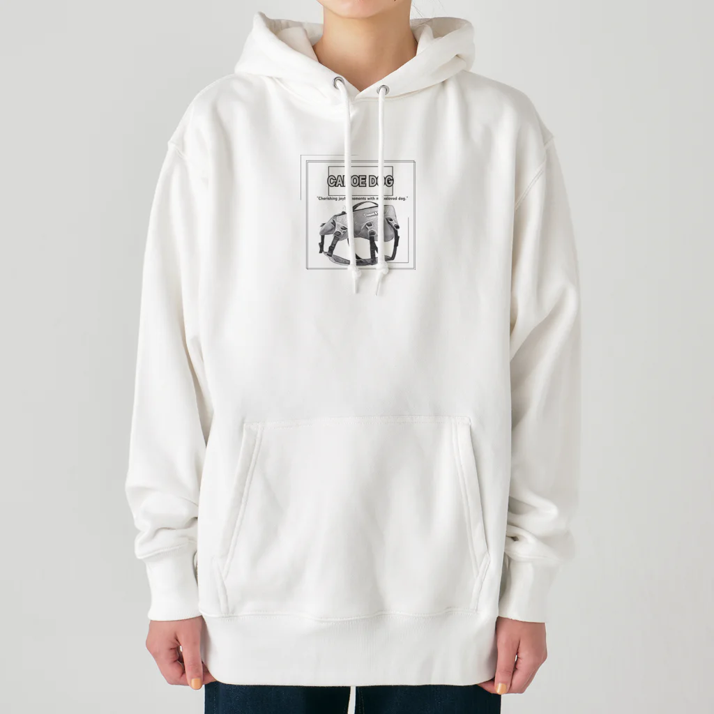 rokkakukikakuのCANOE　DOG　ライフジャケット Heavyweight Hoodie