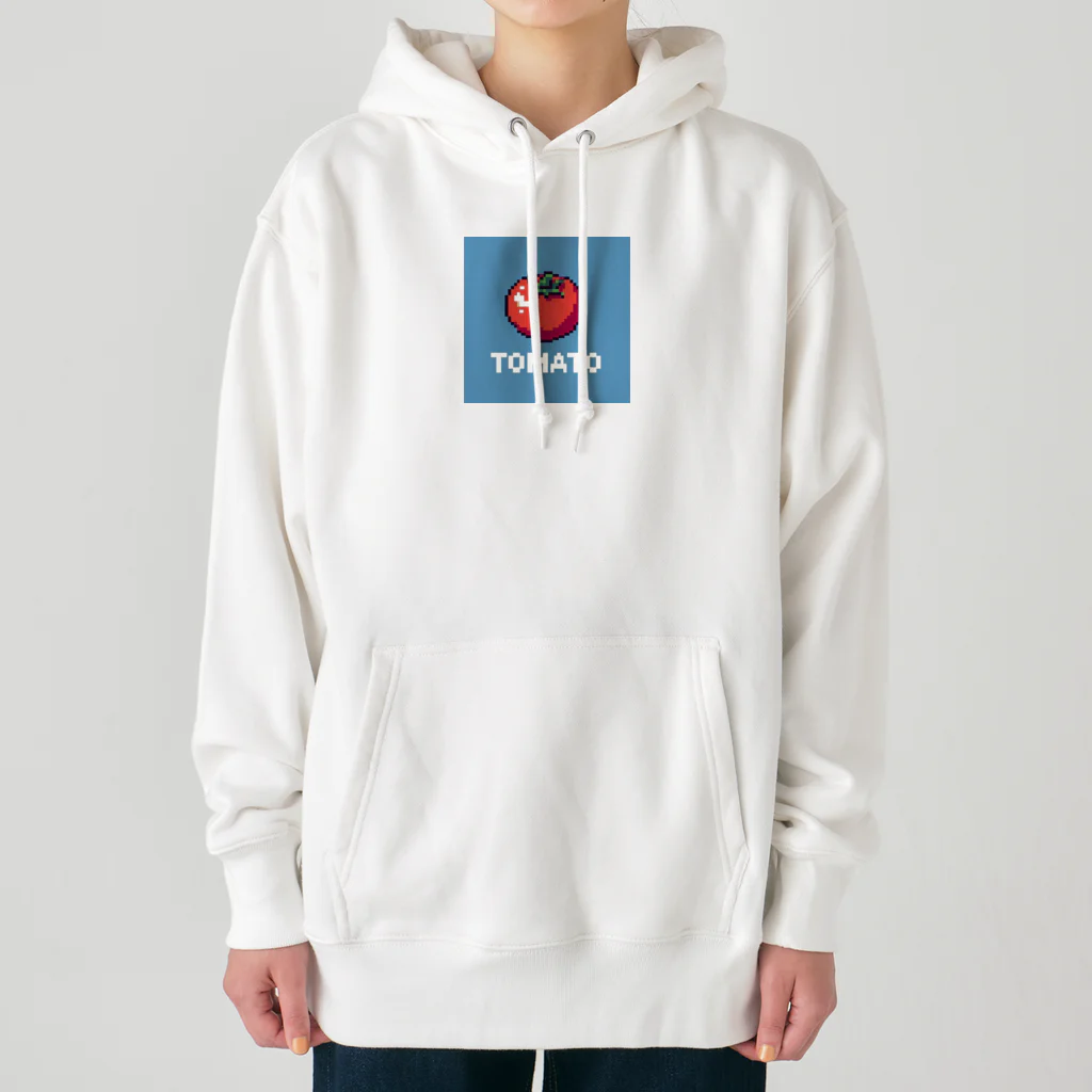 ドット絵調理器具のドット絵「とまと」 Heavyweight Hoodie