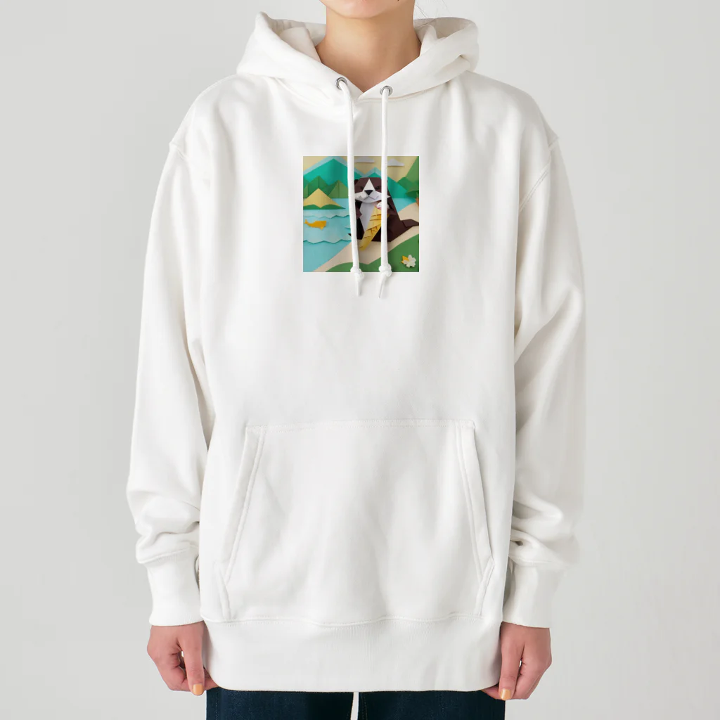 yumiceのice meets オリガミカワウソ Heavyweight Hoodie