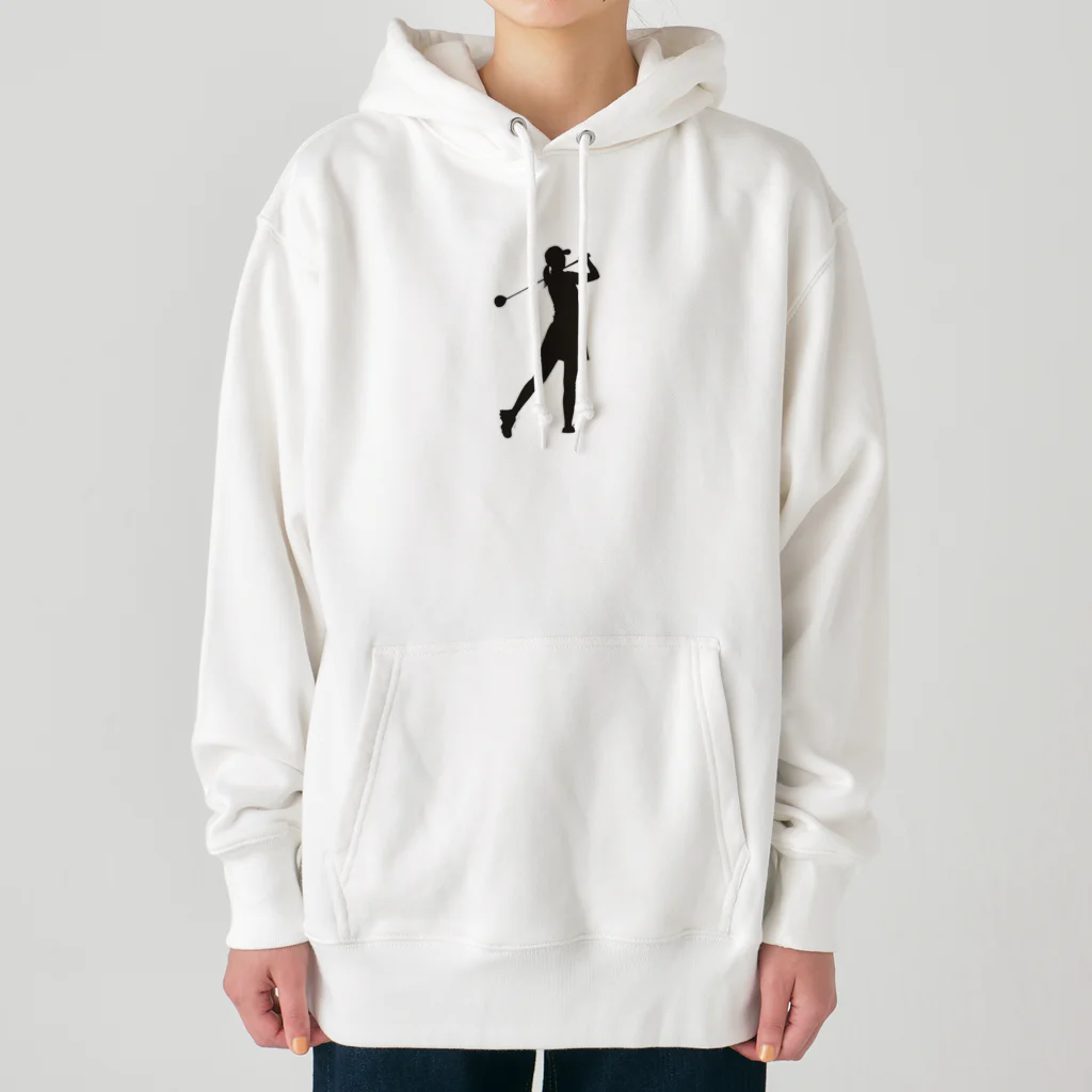 ぱんだまんのシャドーゴルフ（WOMEN) Heavyweight Hoodie