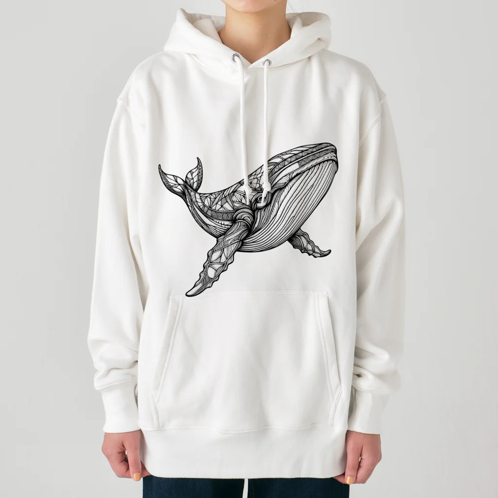 イケイケアニマルsのジオシロナガスクジラ Heavyweight Hoodie