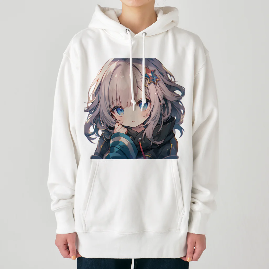 honoka_tの見つめる美少女 Heavyweight Hoodie