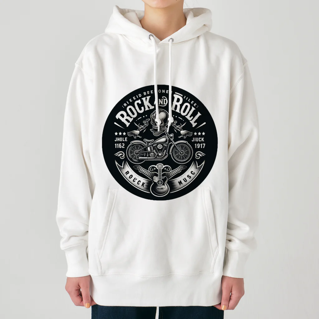 ロック堂のバイクアンドギター Heavyweight Hoodie