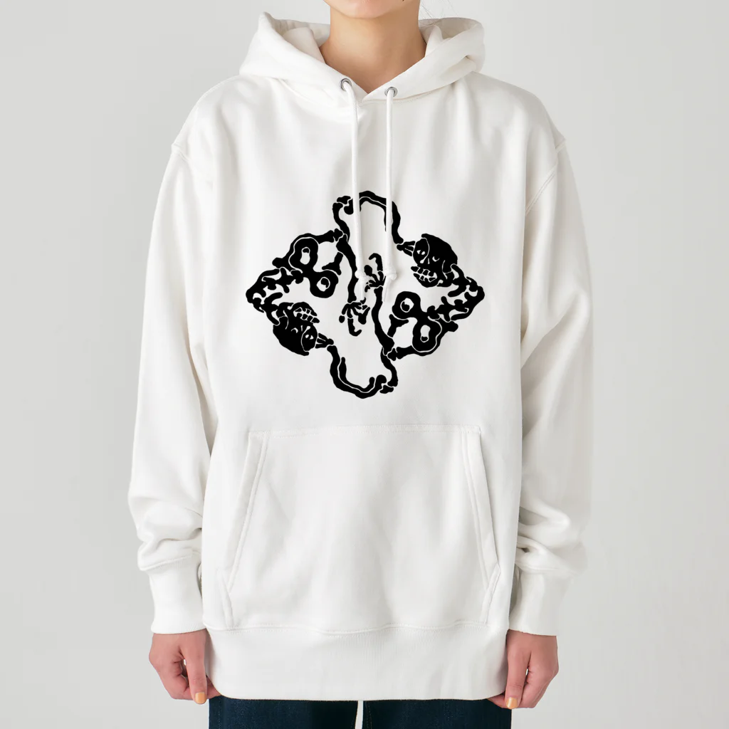 奇天烈紋身所のMujoh 巴髑髏 Heavyweight Hoodie