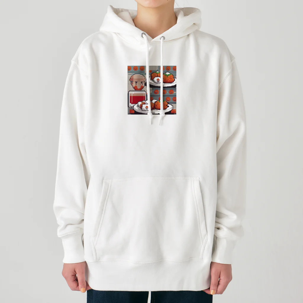 kawaiidoubututatiのいくらおにぎり Heavyweight Hoodie