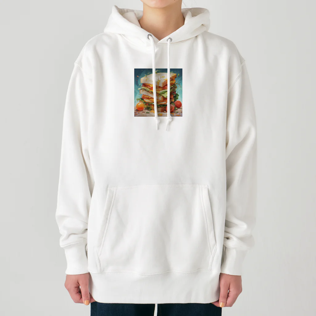 motsunabeeの本物のサンドウィッチ, cute design, top rank, must buy Heavyweight Hoodie