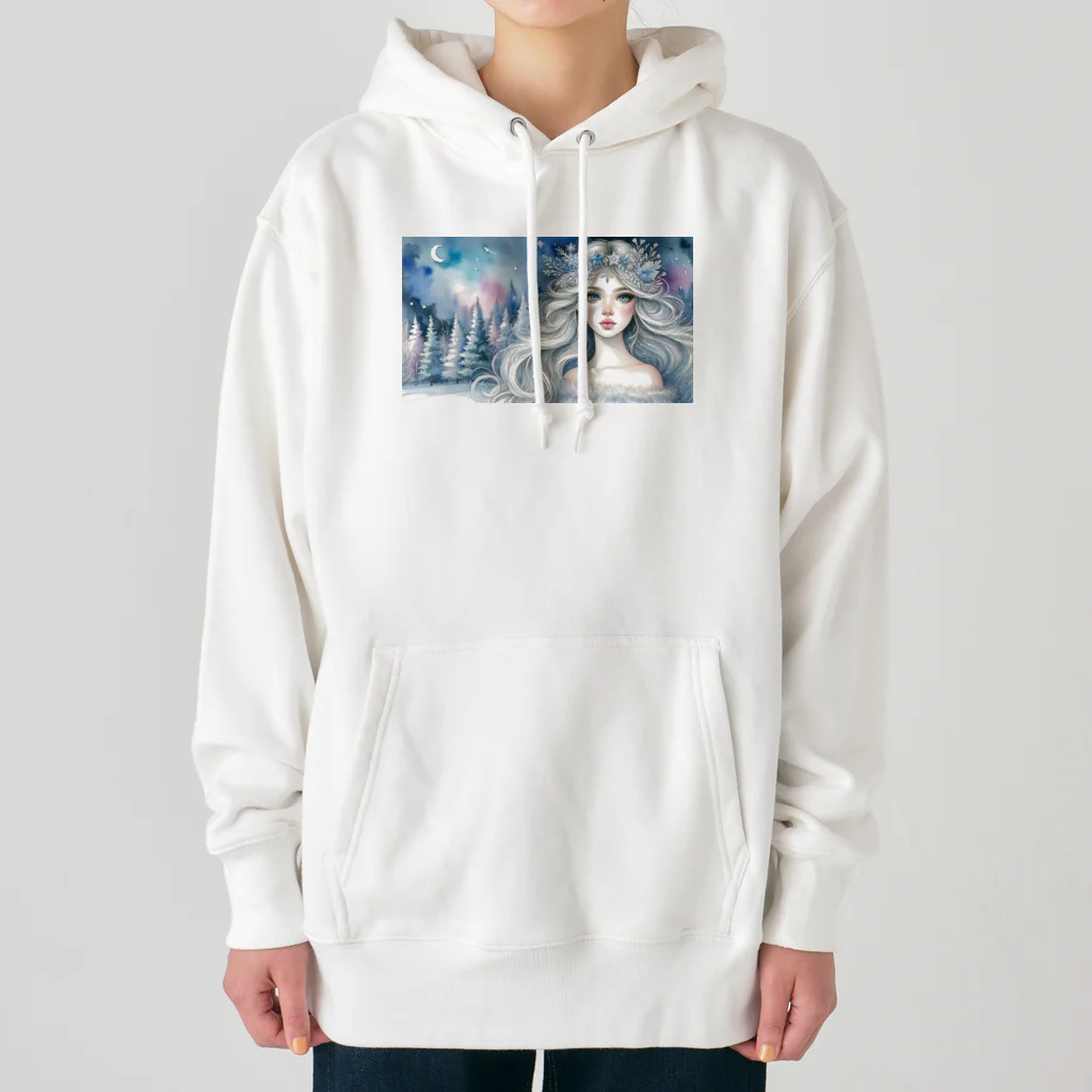 ZUCCOの氷の精霊と夜の森の秘密 Heavyweight Hoodie