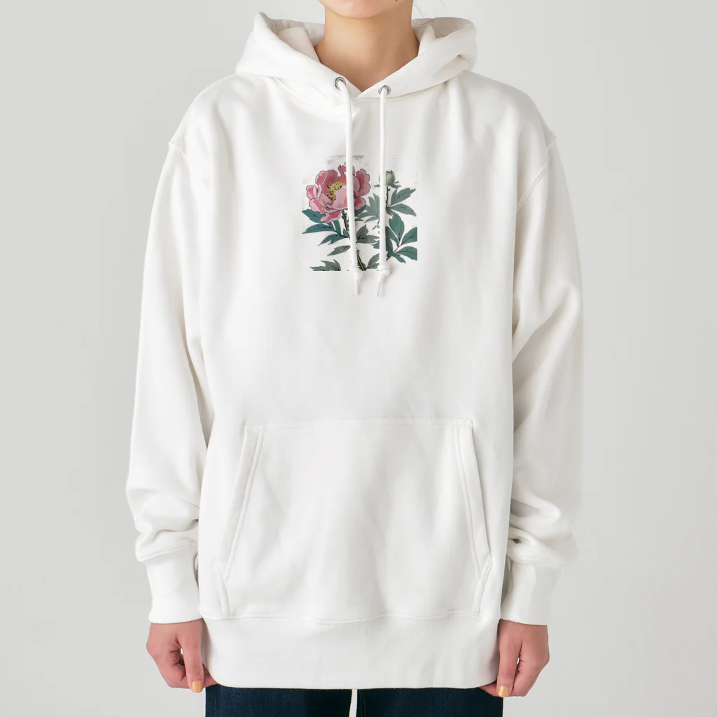 bigbamboofamilyの牡丹　その三 Heavyweight Hoodie