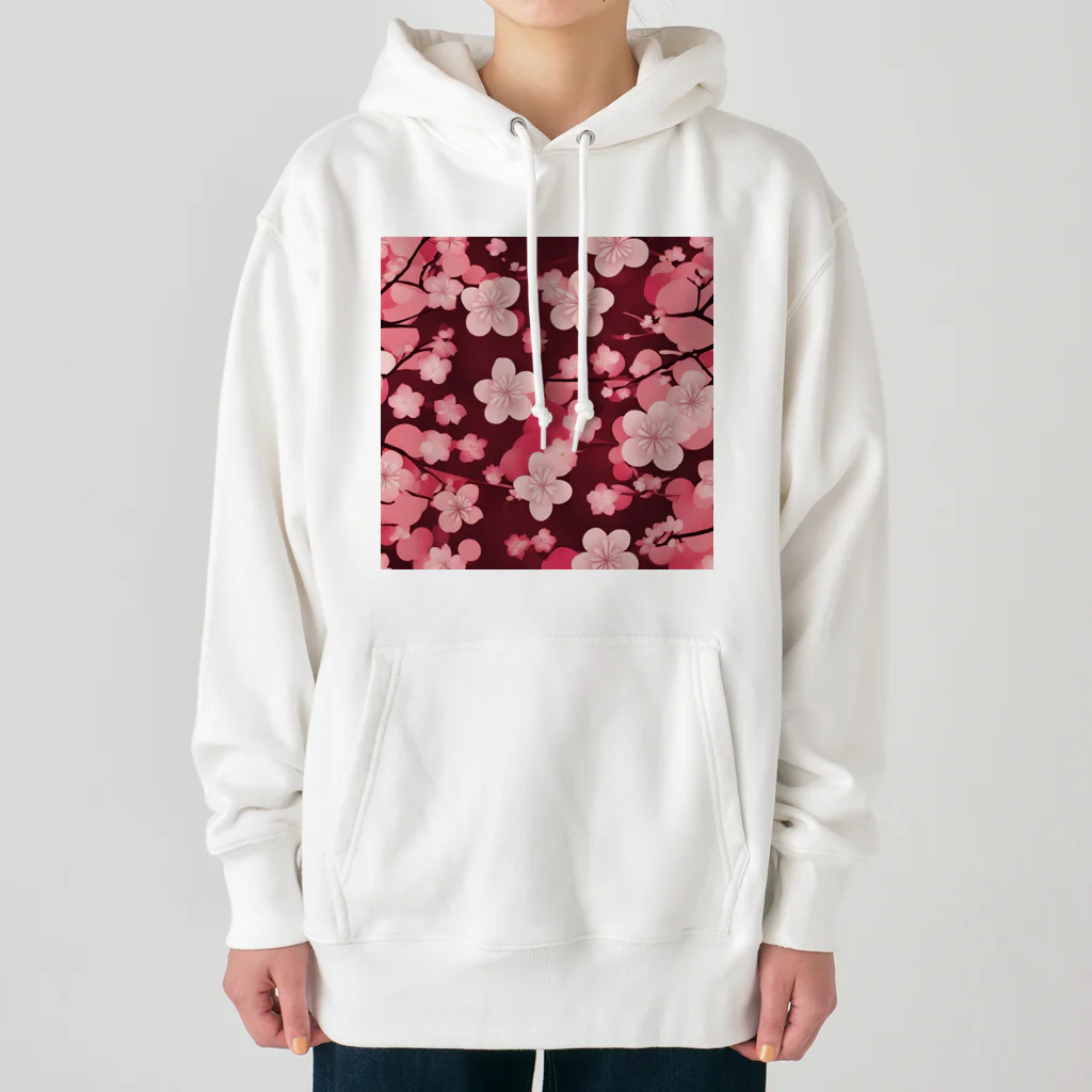curtisの桜の花びら Heavyweight Hoodie