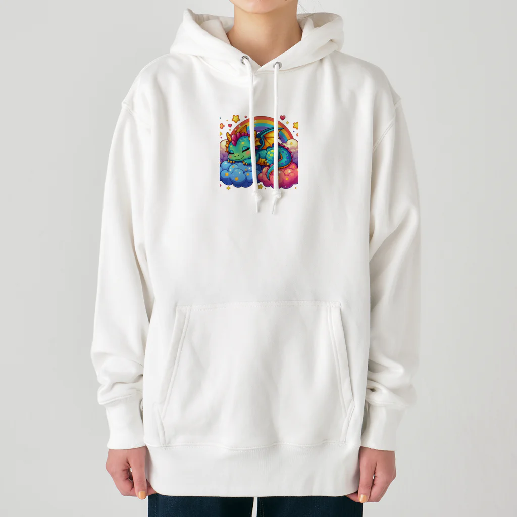 Harmony of Natureの夢見るドラゴン Heavyweight Hoodie