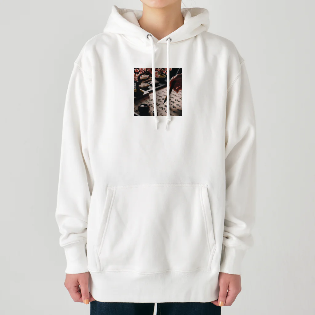 こんばにやの毛筆 Heavyweight Hoodie