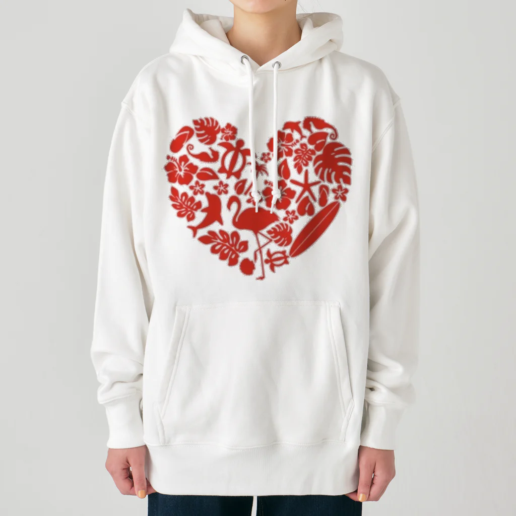 Angel  SmileのHawaiian Heart Heavyweight Hoodie