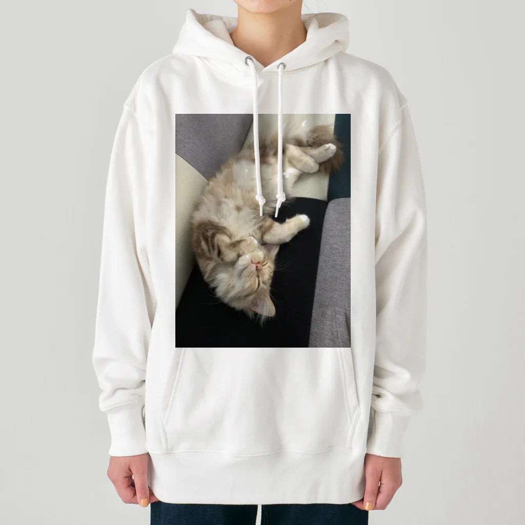 吾輩はベルである。ショップの福猫ベルちゃんの開運グッズ Heavyweight Hoodie