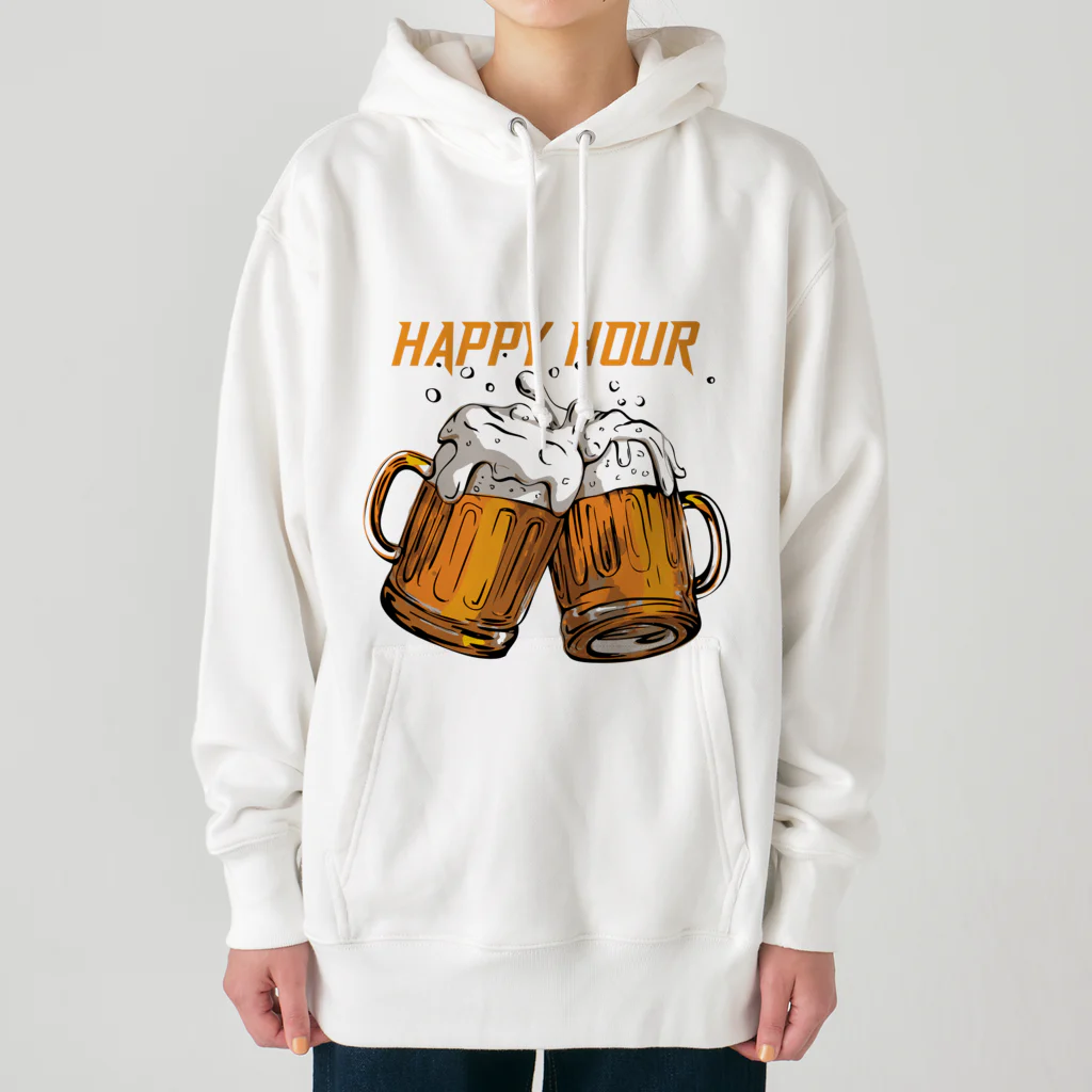 JUNK_HEDDのビールでハッピー Heavyweight Hoodie