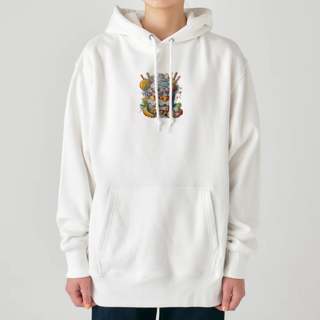 こんばにやのデカパフェ Heavyweight Hoodie