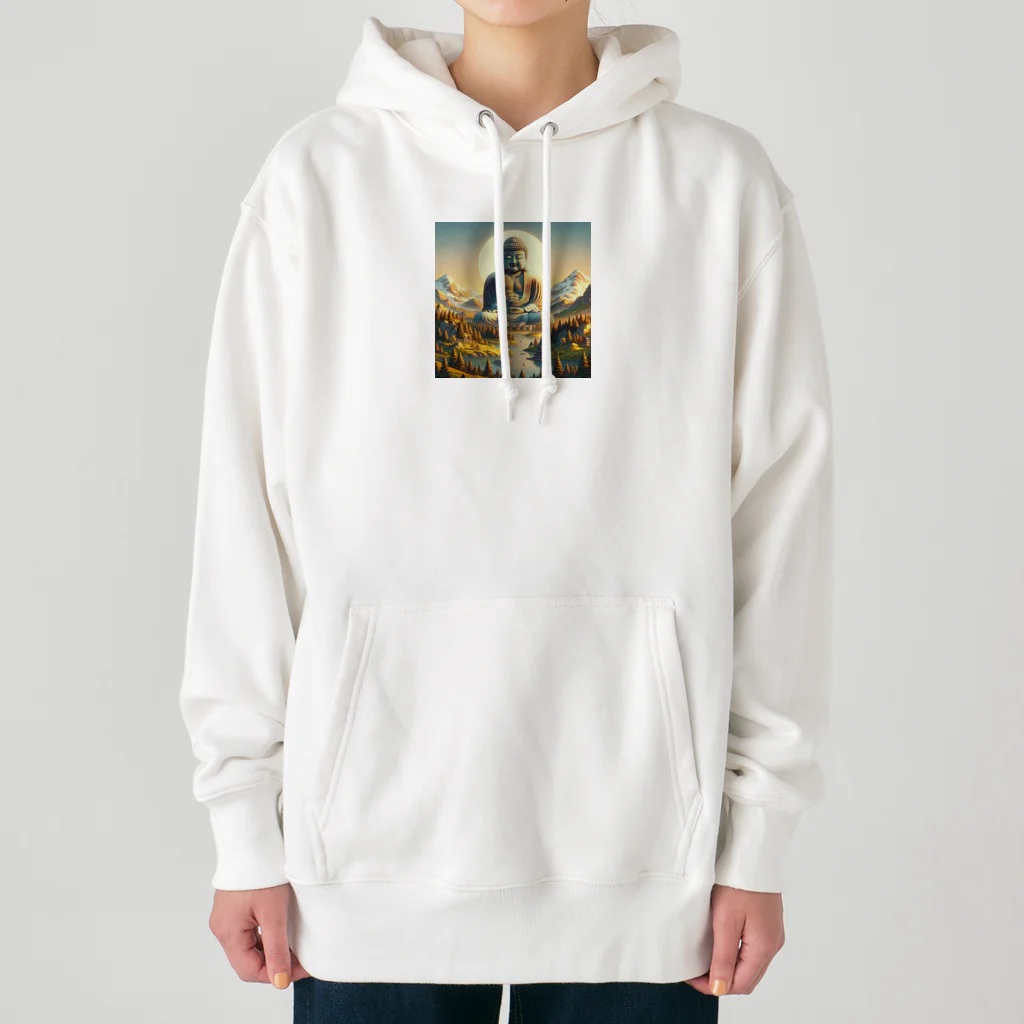 Irregular is beautifulのMajestic Serenity: Dawn of Enlightenment Heavyweight Hoodie