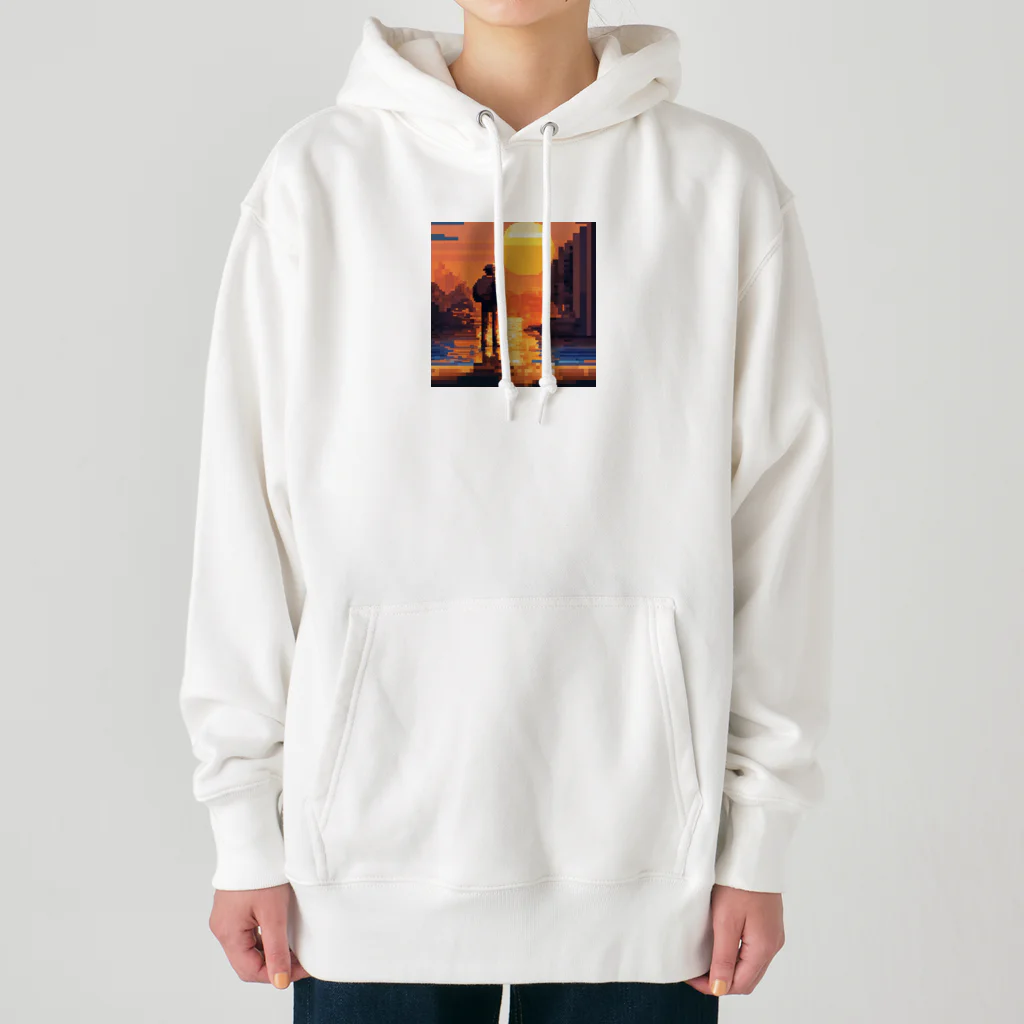 mazislowlifeの夕日の眺め Heavyweight Hoodie