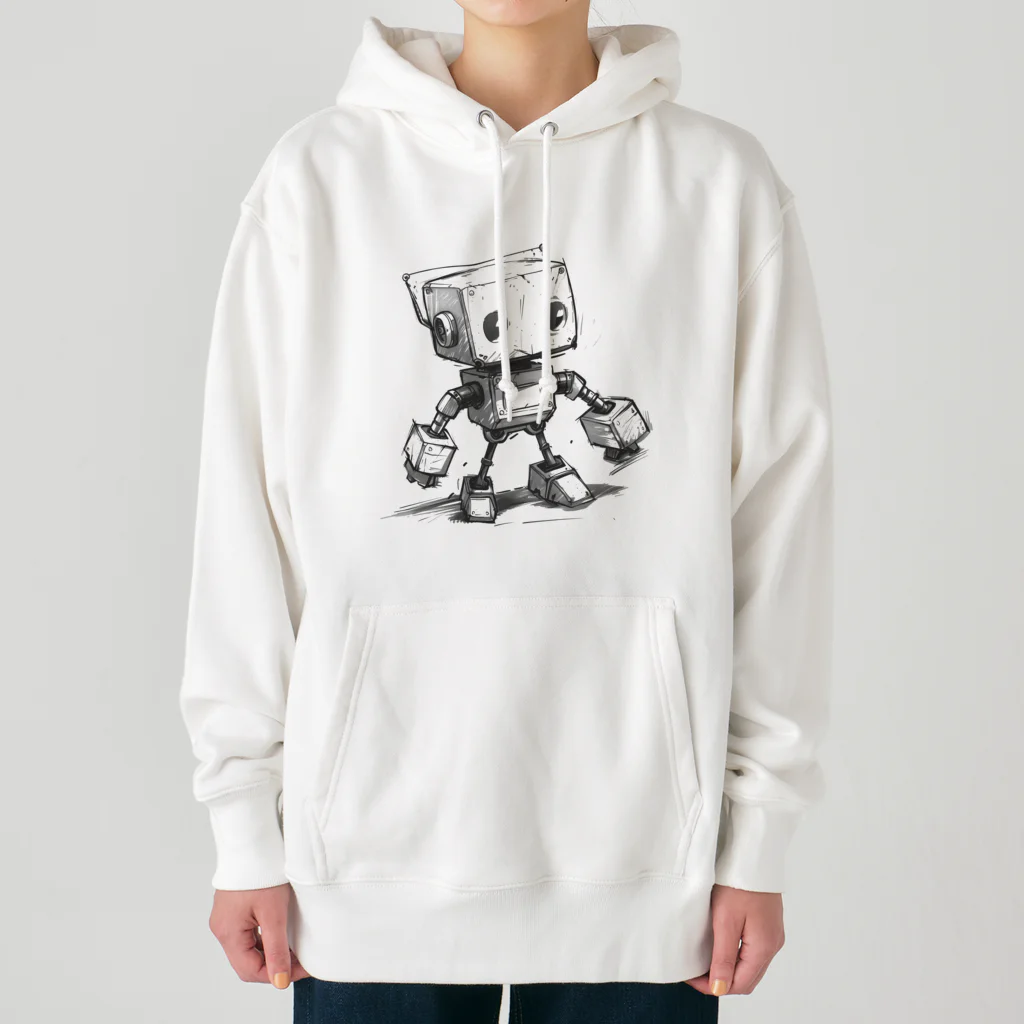 Sachi0625のレトロ戦闘ロボットＣ Heavyweight Hoodie