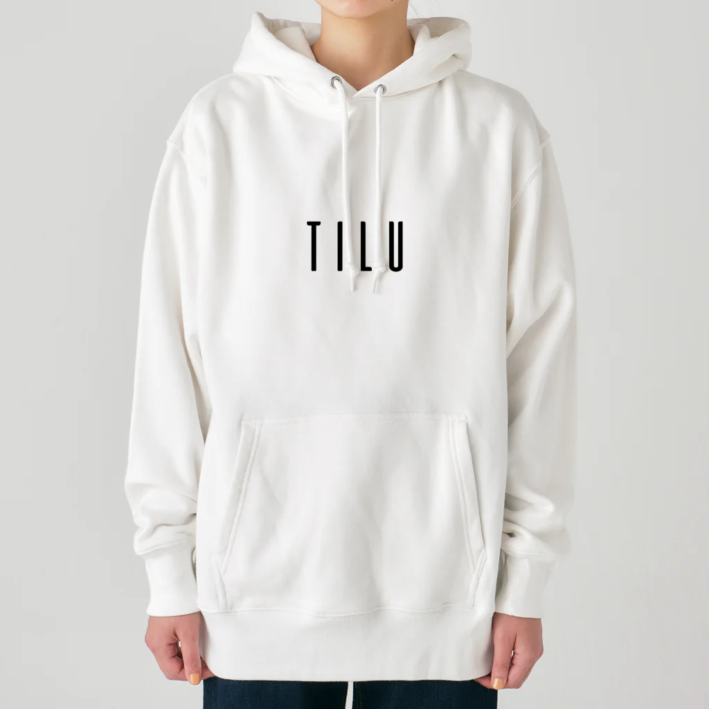 TILUのTILU (black) ヘビーウェイトパーカー