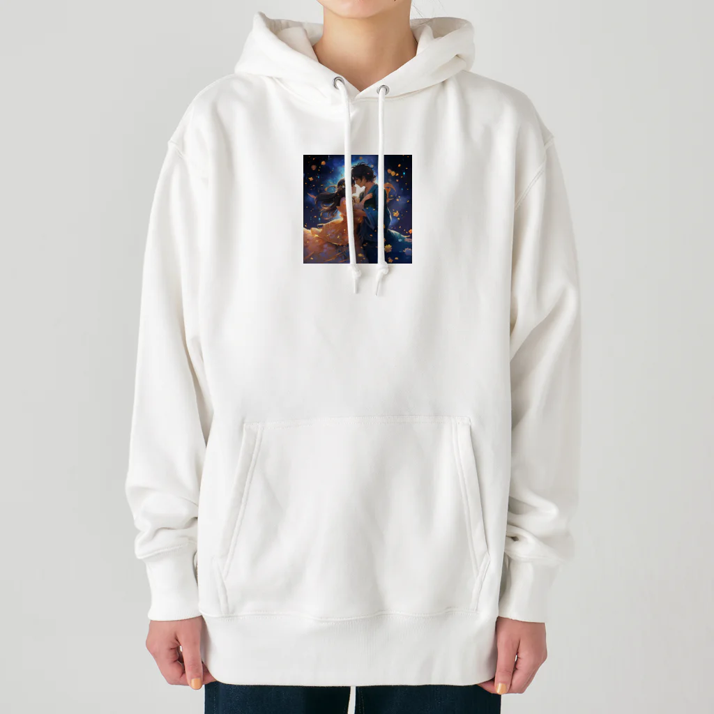 AQUAMETAVERSEの七夕の夜彦星と織り姫　なでしこ1478 Heavyweight Hoodie