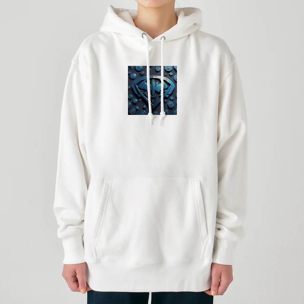 mori_393988のジオメトリックなスーパーヒーローシンボル Heavyweight Hoodie