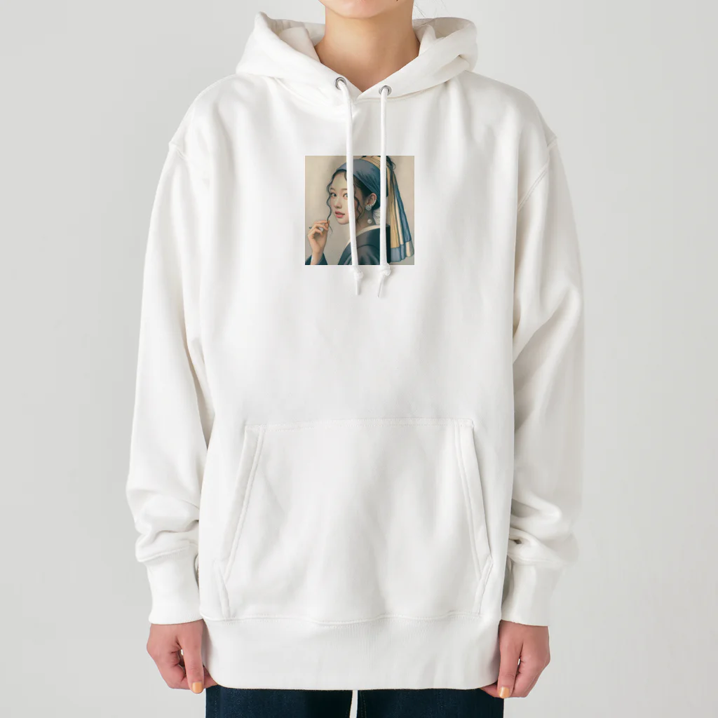 dai-gooutのJapanese Girl Heavyweight Hoodie