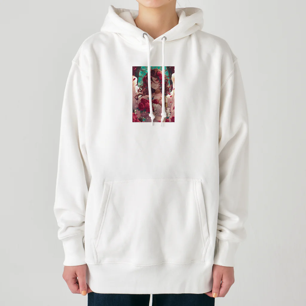 AQUAMETAVERSEのバラ好きの女性　なでしこ1478 Heavyweight Hoodie