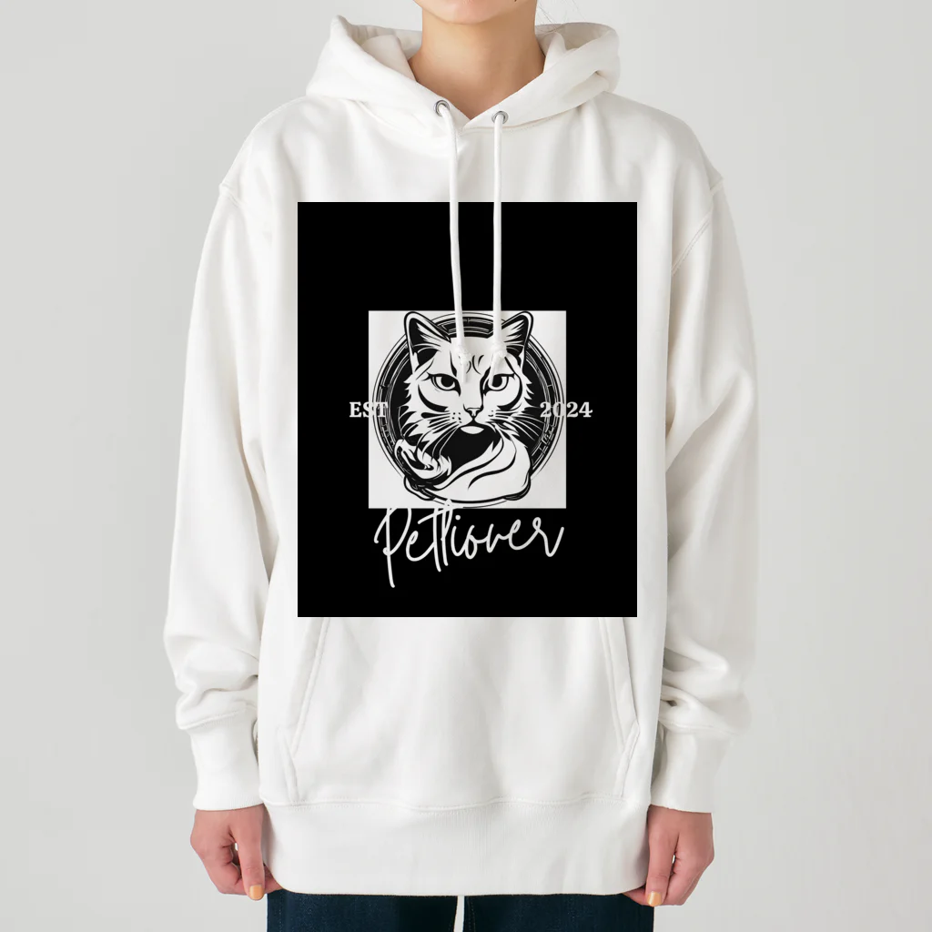 SERIY_SHOPの勇敢な猫戦士 Heavyweight Hoodie