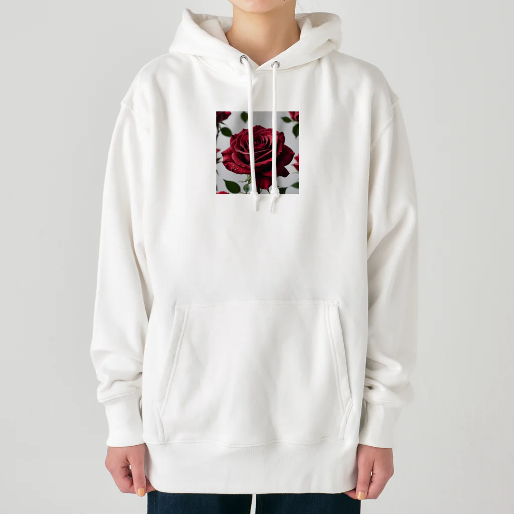 kyuamomoichiのバラ Heavyweight Hoodie