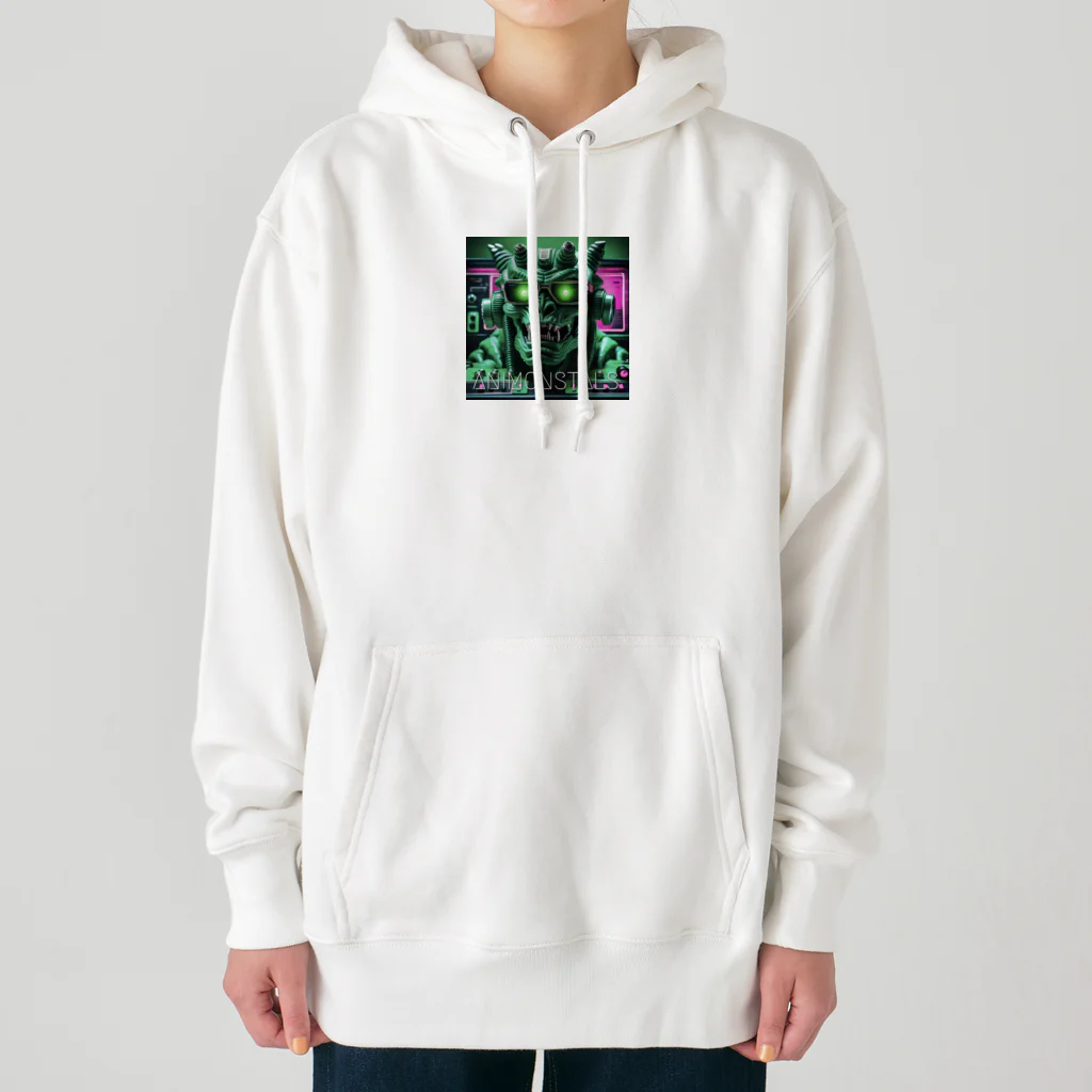 ANIMONSTALSのグリーン・モンスタル@tコックピット Heavyweight Hoodie